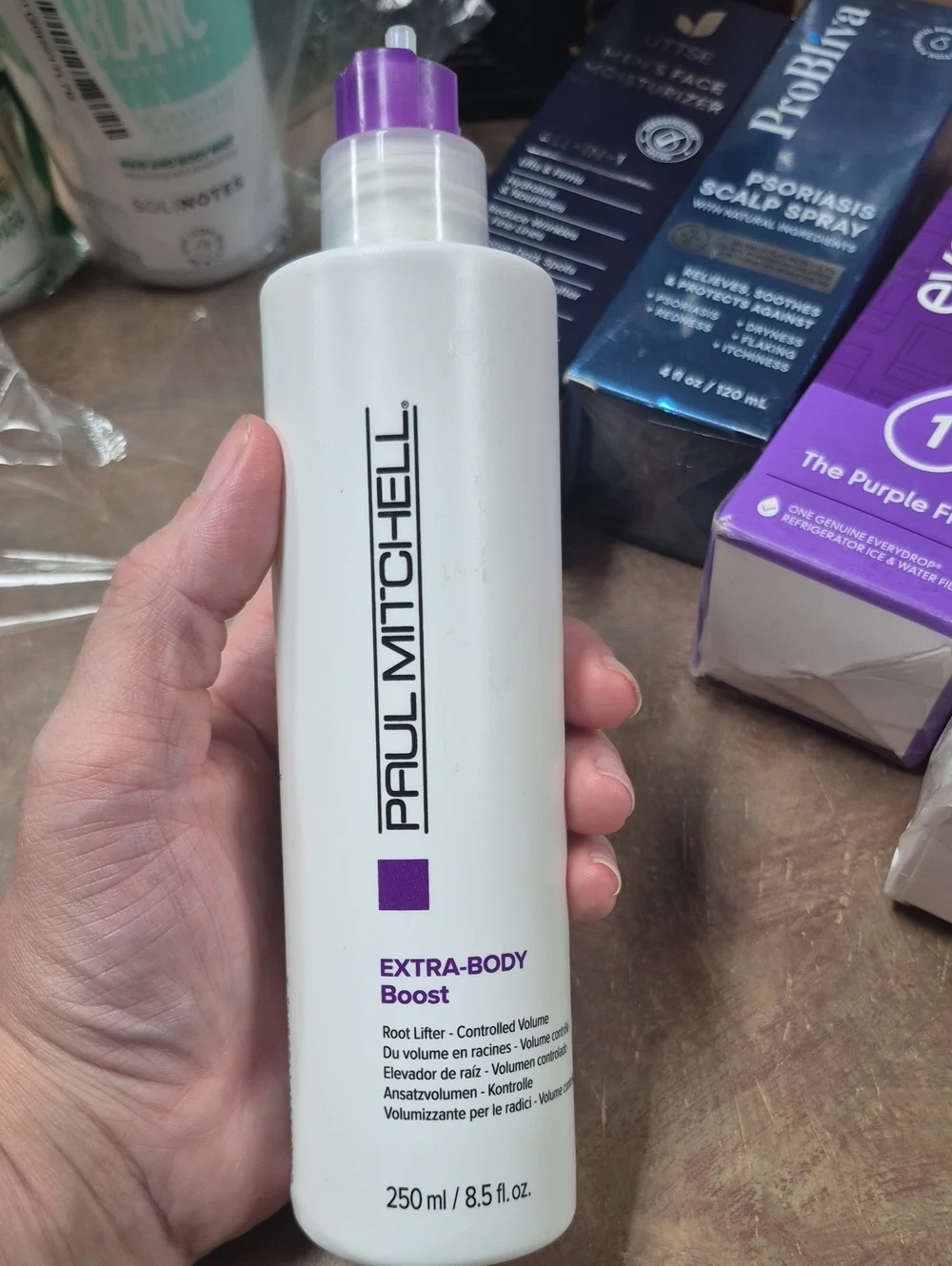 Paul Mitchell Extra-Body Boost Root Lifter — White and Purple